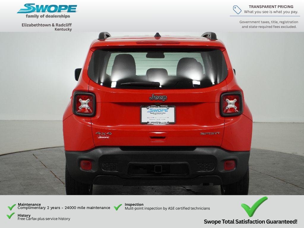Used 2022 Colorado Red Clearcoat Jeep Sport image 4