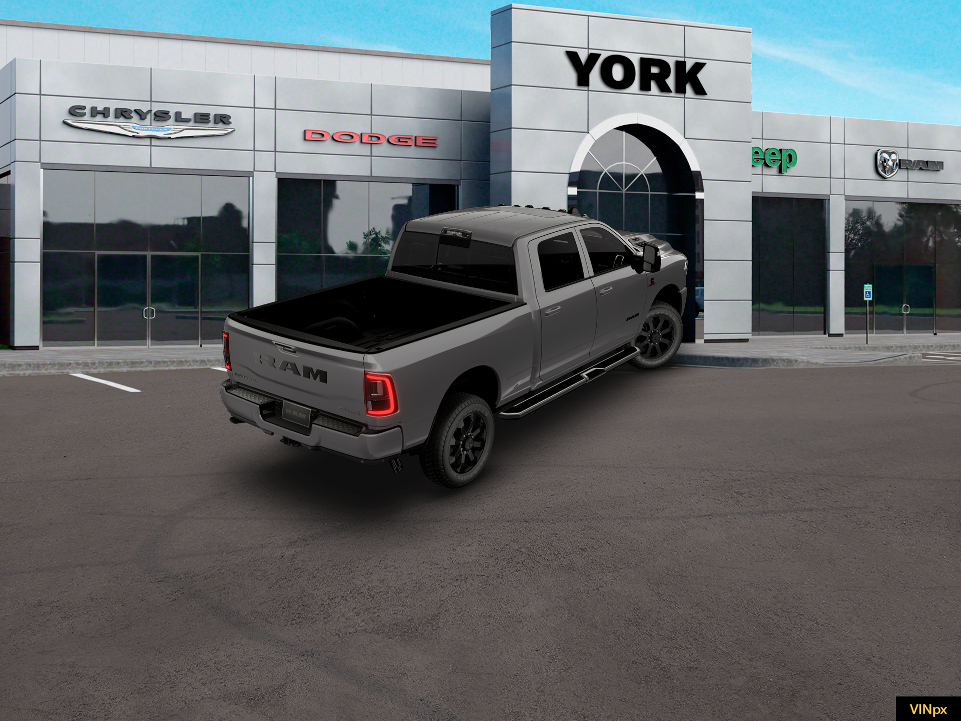New 2026 Granite Crystal Metallic Clear-Coat Exterior Paint RAM LARAMIE image 19