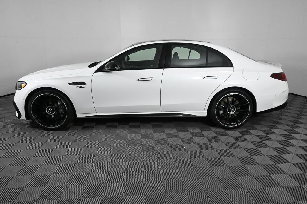 New 2026 MANUFAKTUR Moonlight White Metallic Mercedes-Benz AMG® E 53 E 4MATIC+ Sedan image 3