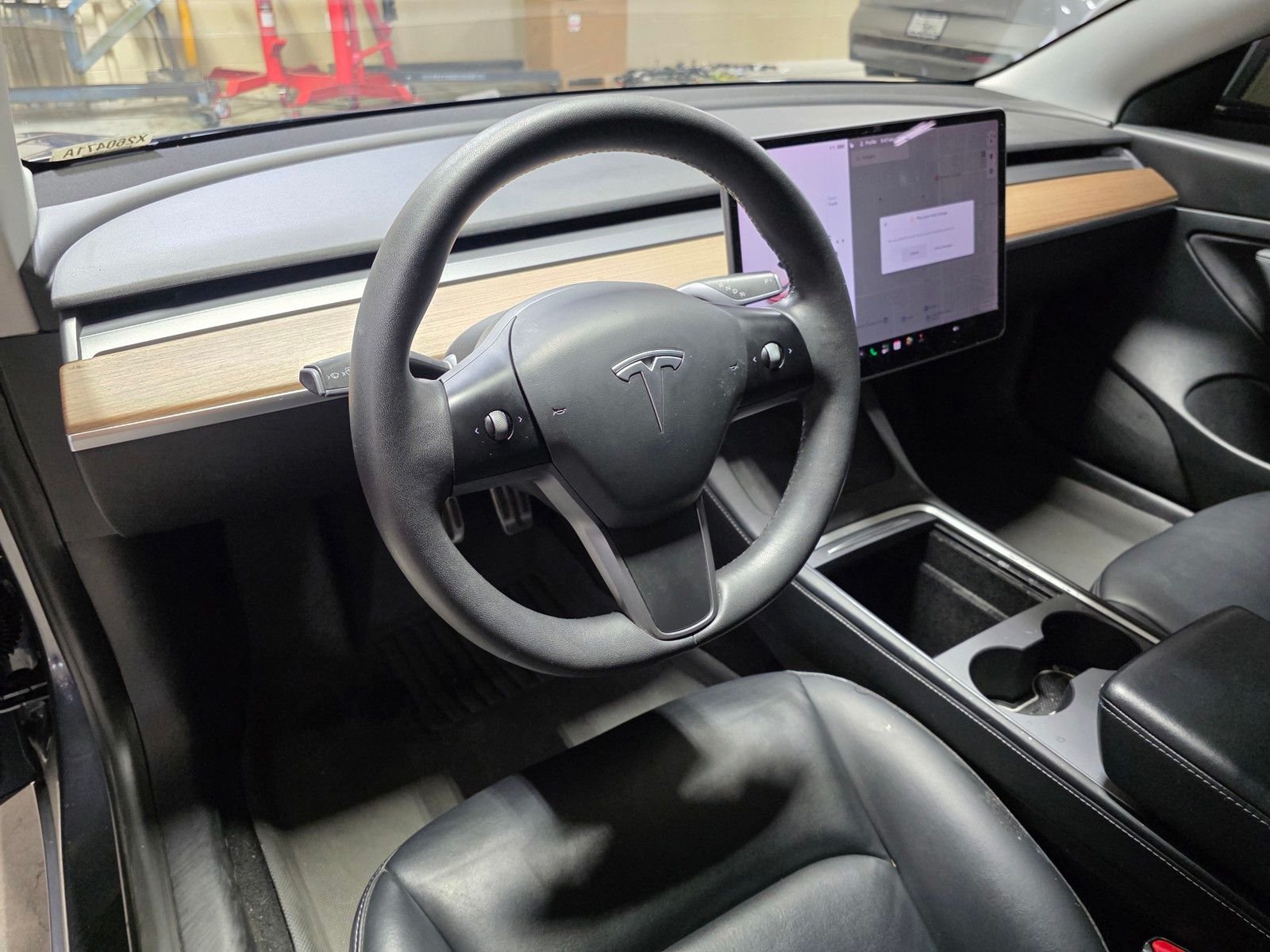 Used 2021 Solid Black Tesla Standard Range Plus image 17