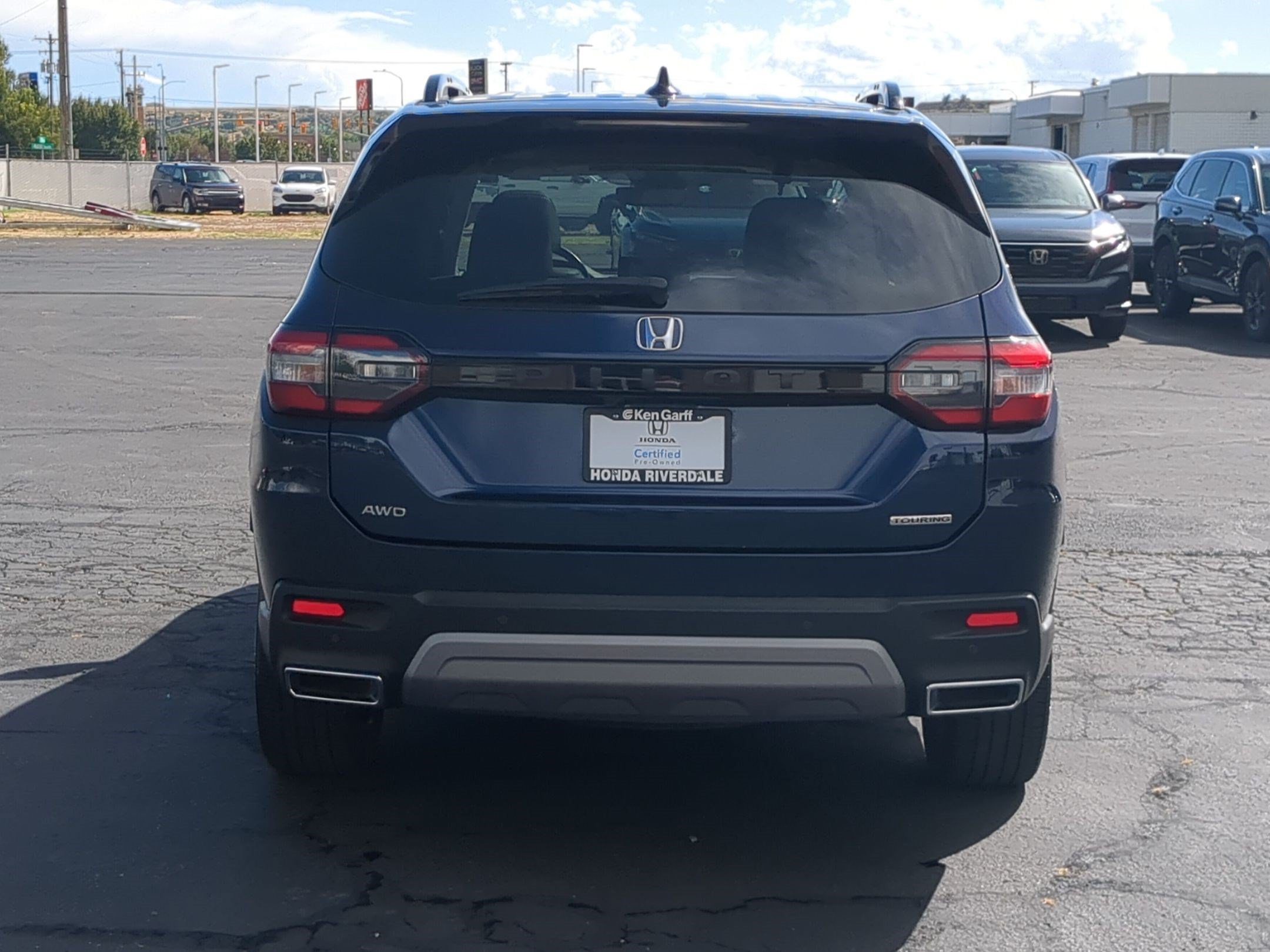 Certified Used 2025 Obsidian Blue Pearl Honda Touring image 4