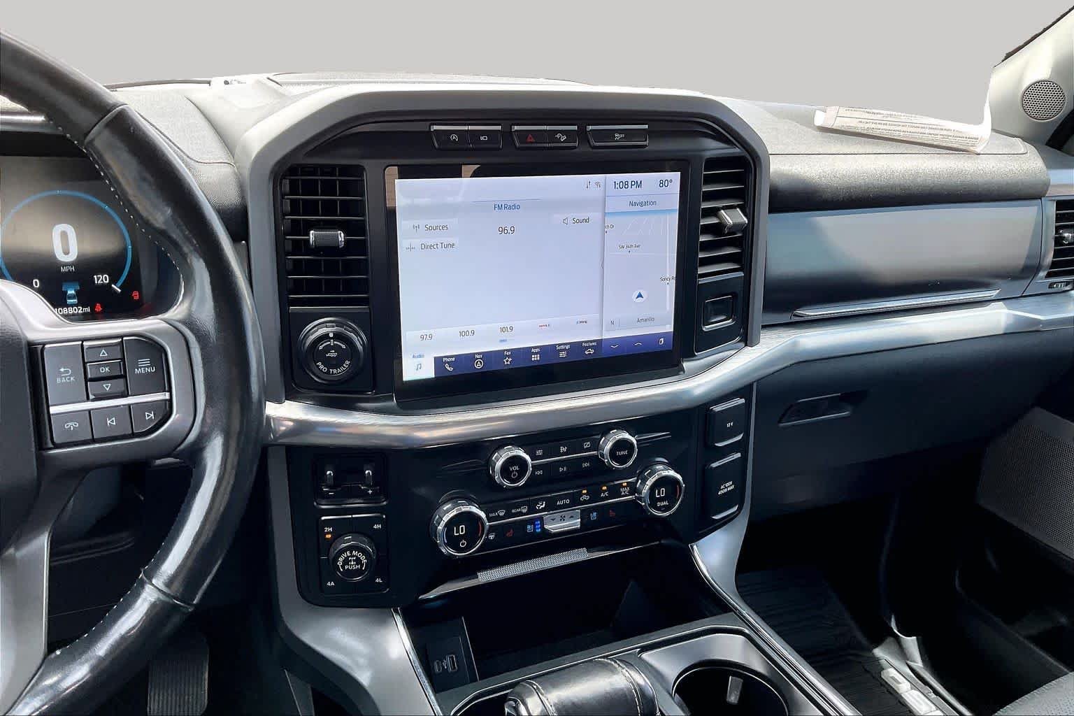 Used 2021 Agate Black Metallic Ford LARIAT image 7