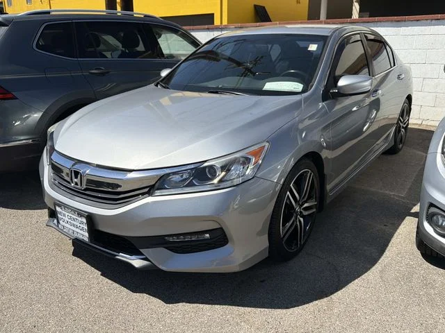 Silver 2017 Honda Accord Sedan Front-Wheel Drive 
