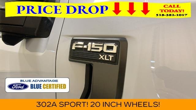 Certified Used 2022 White Metallic Ford XLT image 58