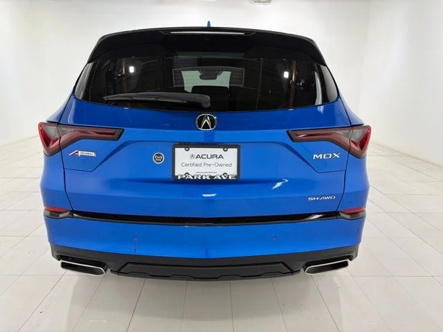 Certified Used 2026 Double Apex Blue Pearl Acura SH-AWD A-Spec with Advance Package image 4