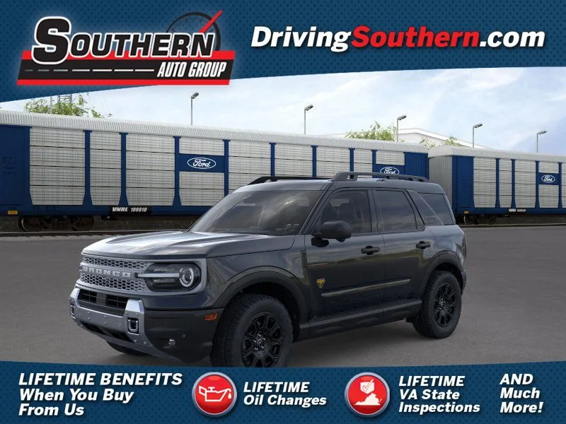 New 2025 Shadow Black Ford Badlands image 1
