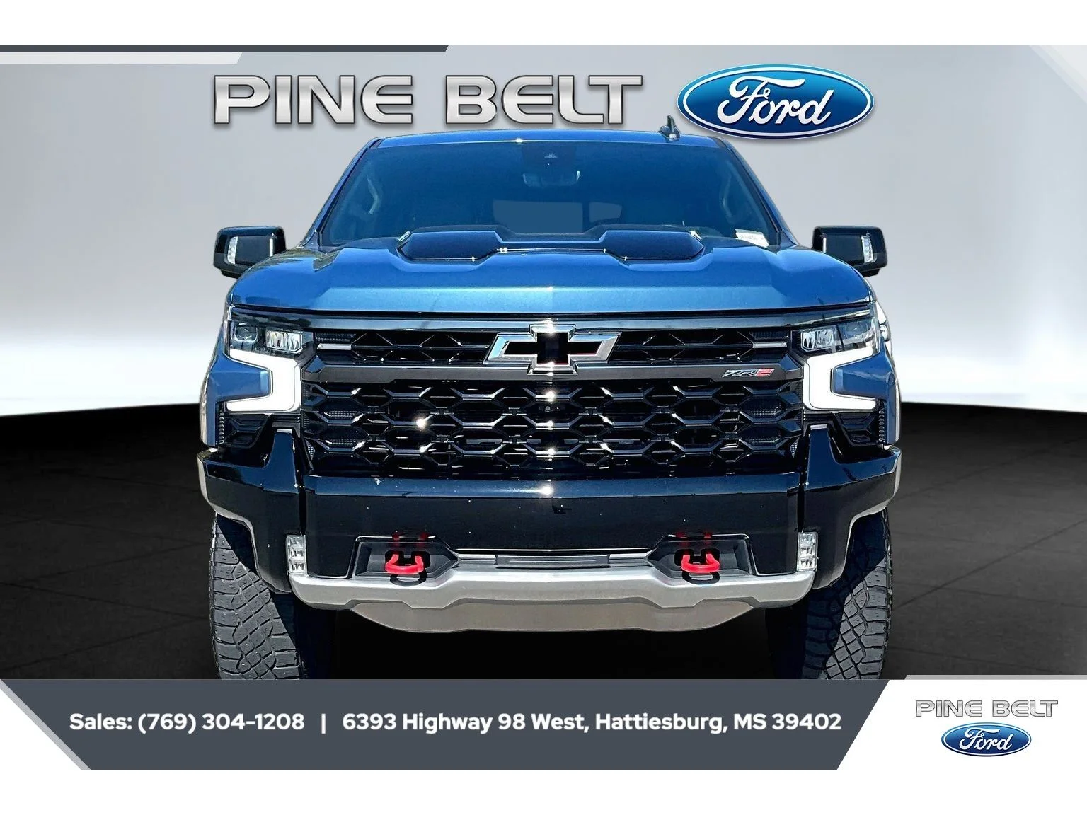 Certified Used 2024 Lakeshore Blue Metallic Chevrolet ZR2 image 3