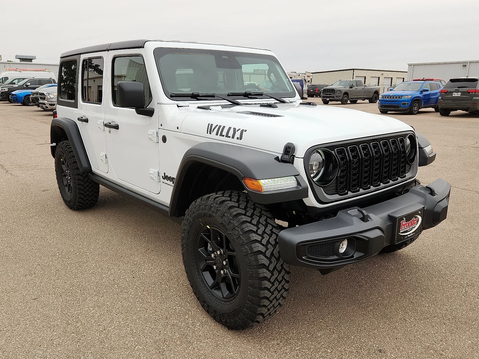 New 2026 Bright White Clear-Coat  Paint Jeep 4-DOOR WILLYS image 6