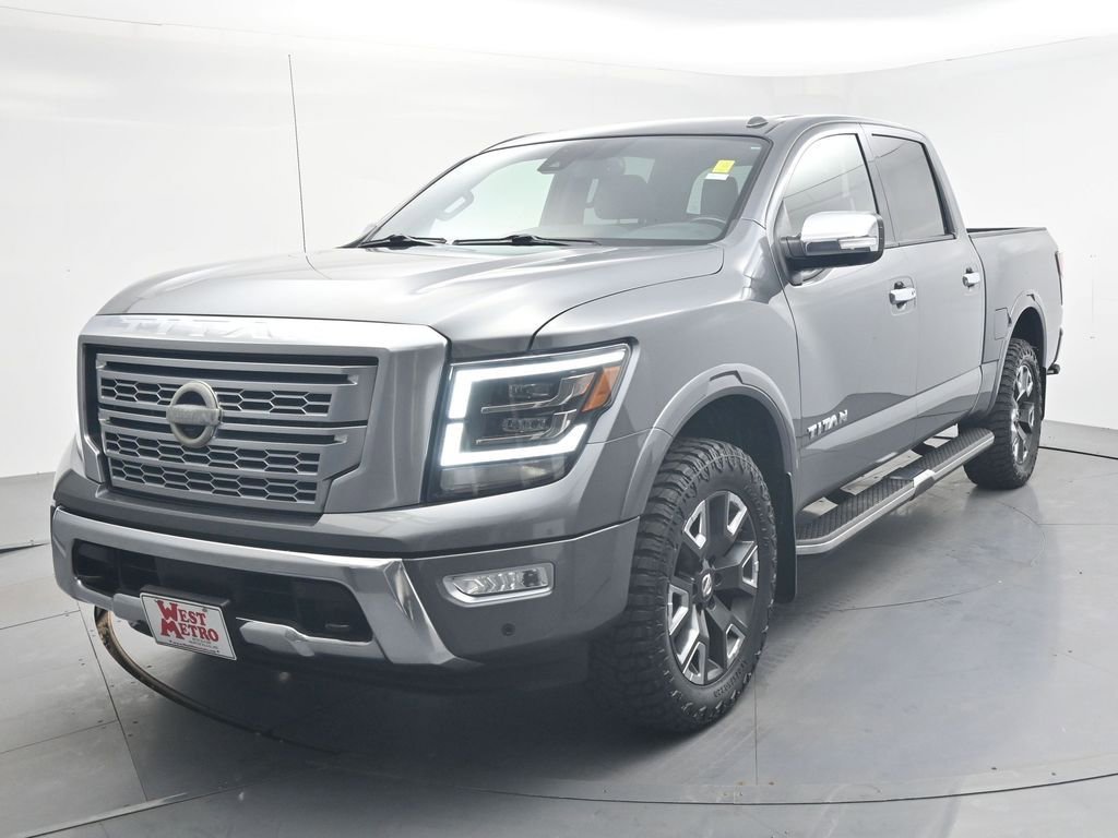 Used 2021 Nissan Titan Platinum Reserve with VIN 1N6AA1ED2MN504610 for sale in Monticello, Minnesota