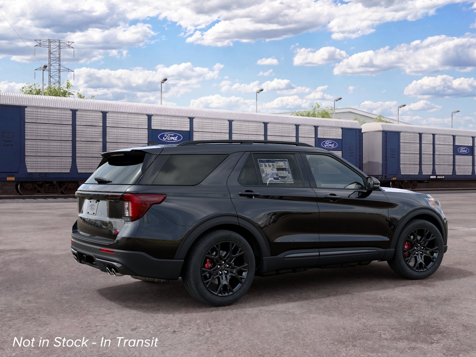 New 2027 Agate Black Metallic Ford ST image 6