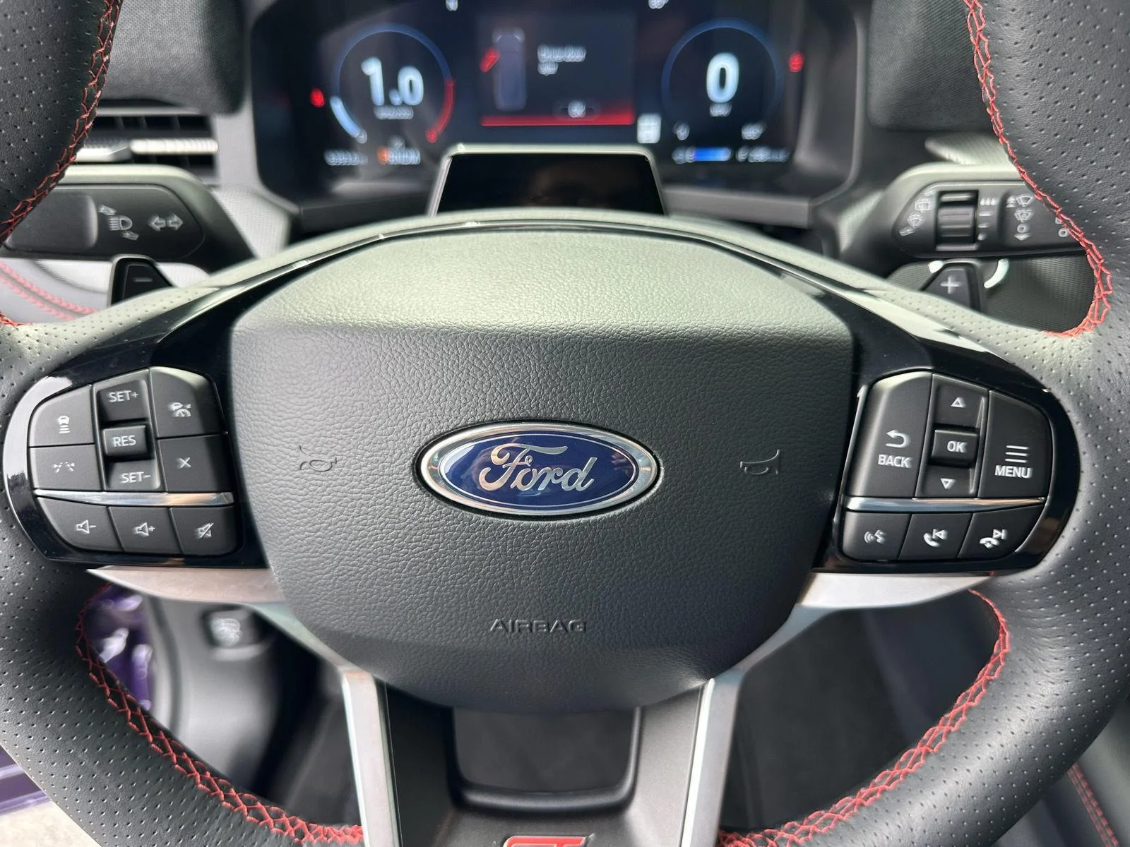 Used 2025 Rapid Red Metallic Tinted Clearcoat Ford ST image 26