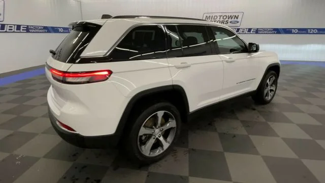 Used 2023 Bright White Clearcoat Jeep 4xe image 8