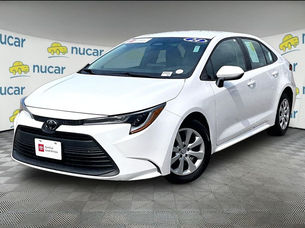 Certified Used 2024 White Toyota LE image 3