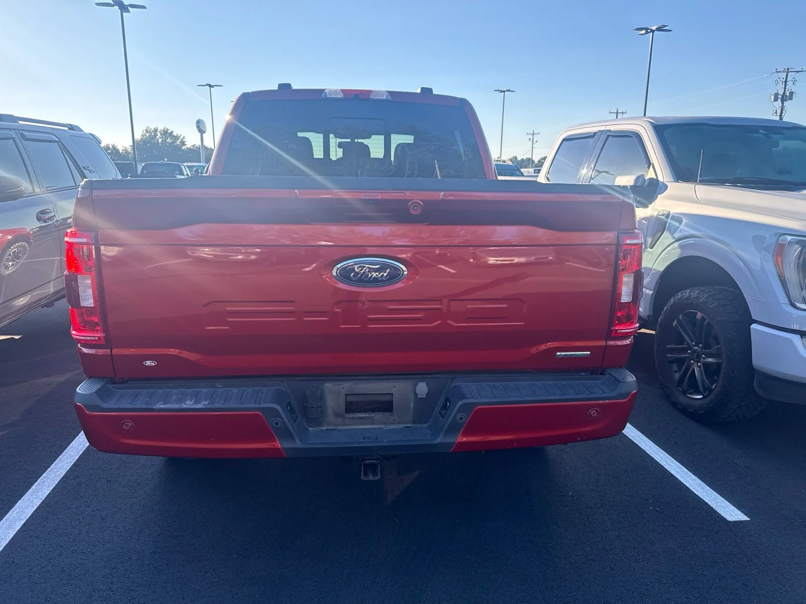Used 2023 Red Ford XLT image 4