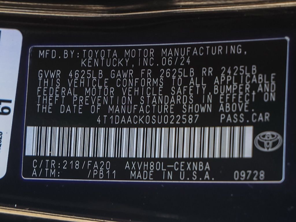 Used 2025 Black Toyota LE image 31