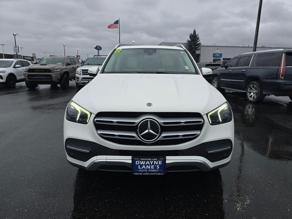 Used 2022 White Mercedes-Benz GLE 350 image 2