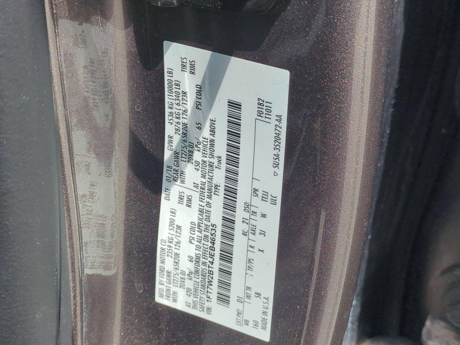Used 2018 Stone Gray Metallic Ford LARIAT image 10