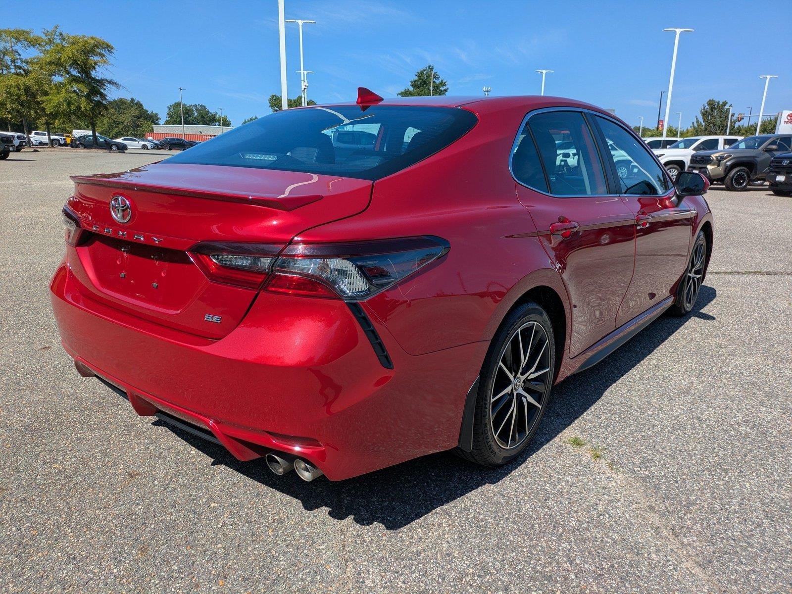 Used 2024 Supersonic Red Toyota SE image 4