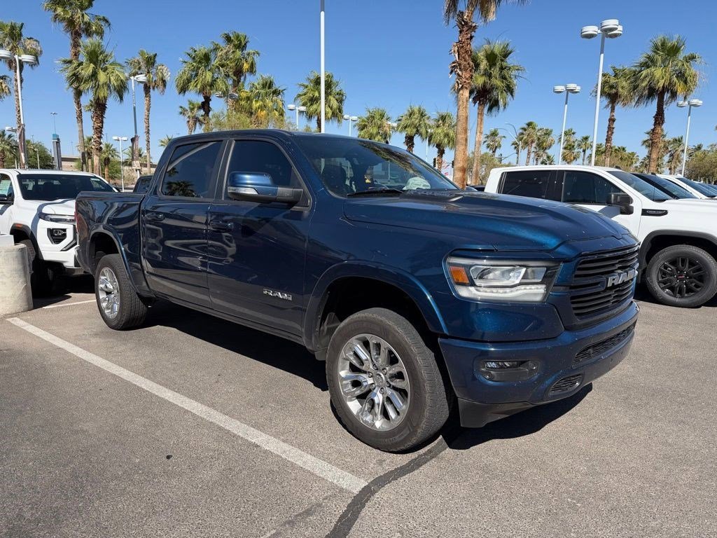 Used 2022 Patriot Blue Pearlcoat Ram Laramie image 3