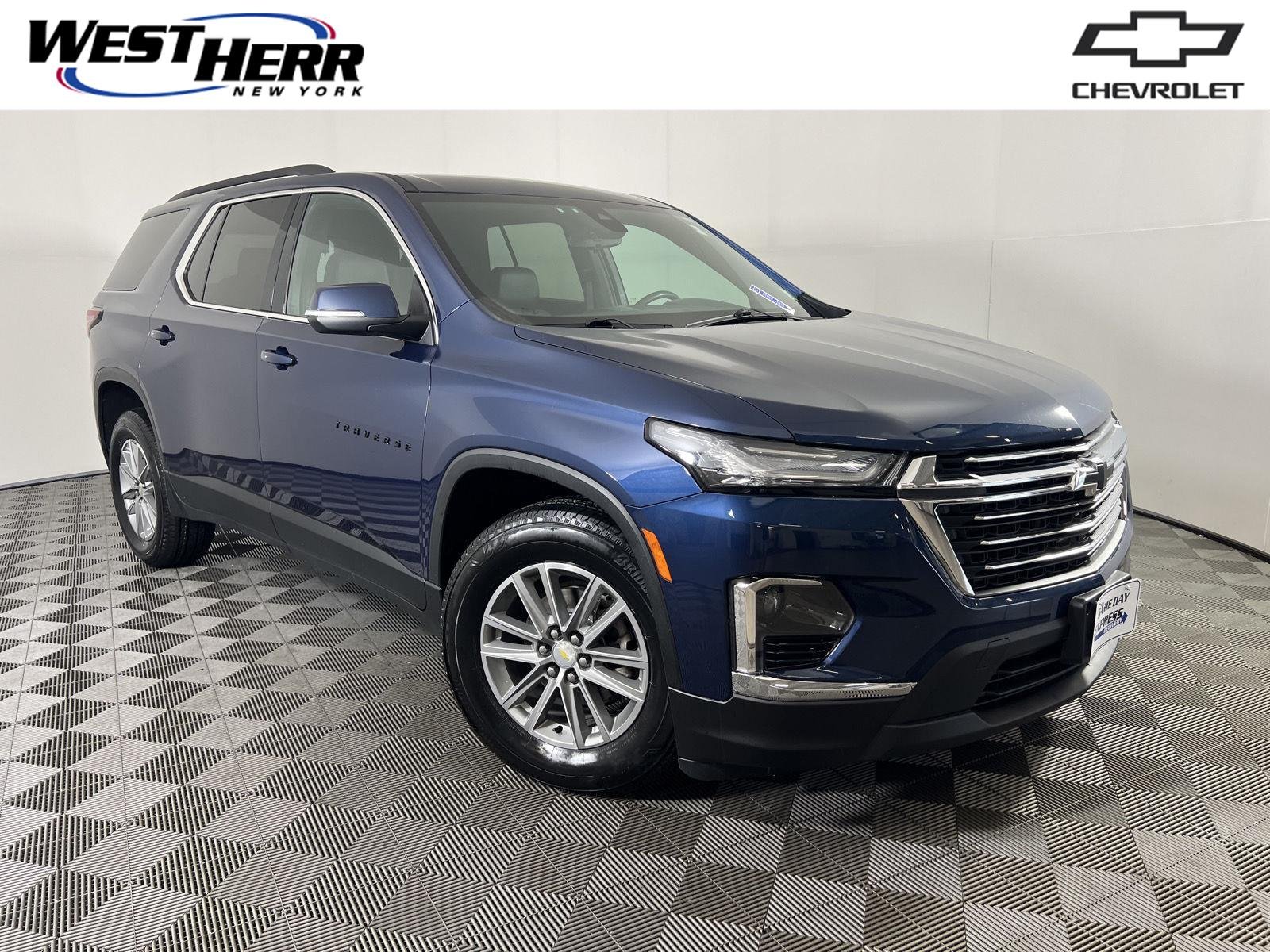 Used 2023 Blue Metallic Chevrolet LT Leather image 1