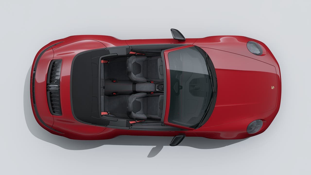 New 2026 Carmine Red Porsche Carrera 4 GTS Cabriolet image 5
