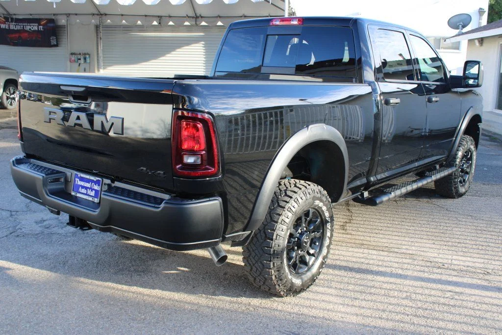 New 2026 Diamond Black Crystal Pearlcoat Ram Tradesman image 4
