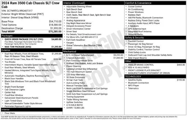 2024 RAM Ram 3500 Chassis Cab SLT - Photo 41