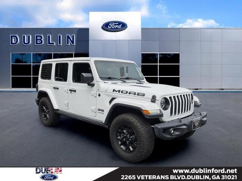 Used 2019 Bright White Clearcoat Jeep Moab image 1