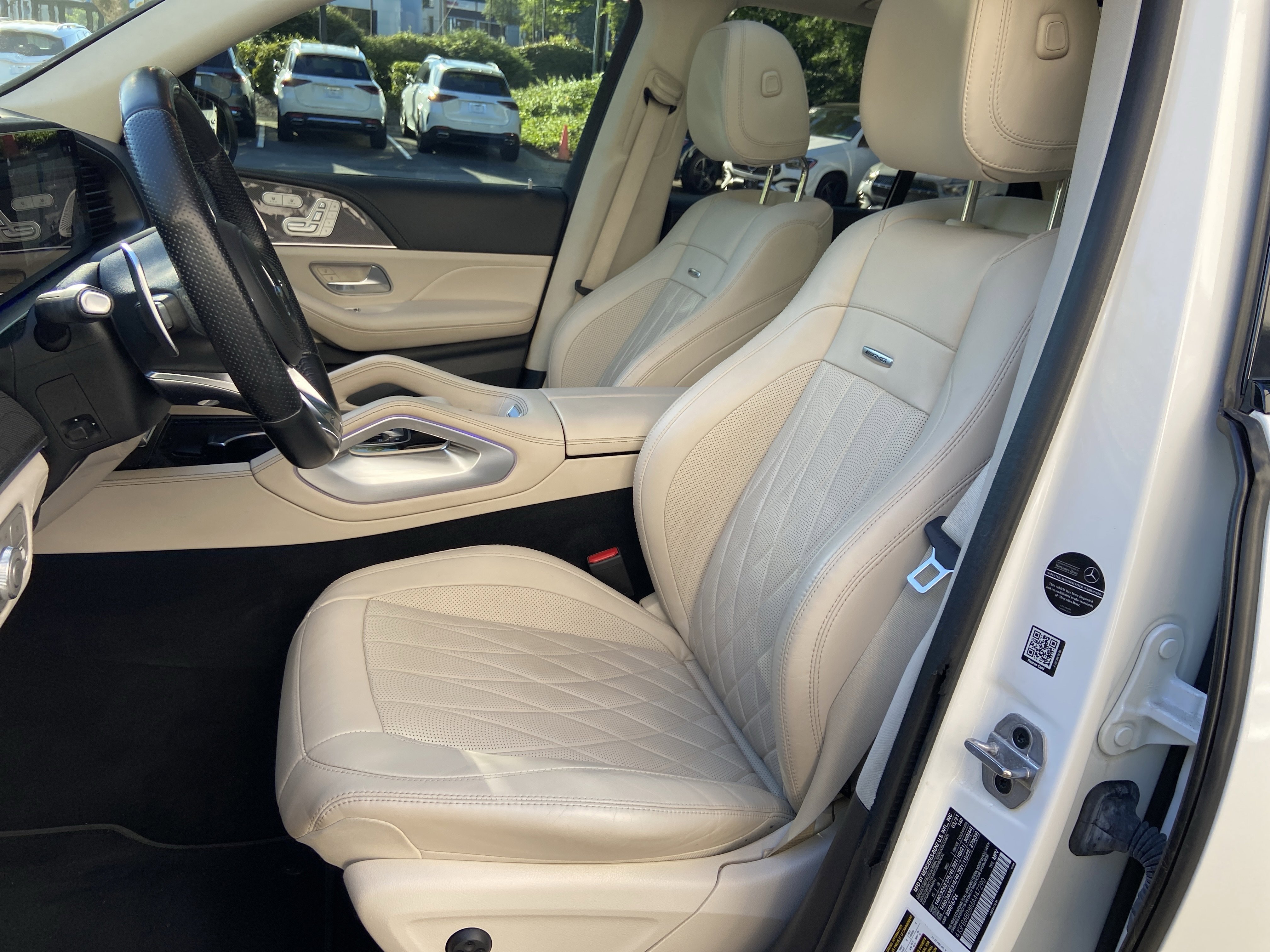 Certified Used 2021 Polar White Mercedes-Benz AMG® GLE 53 4MATIC® SUV image 22