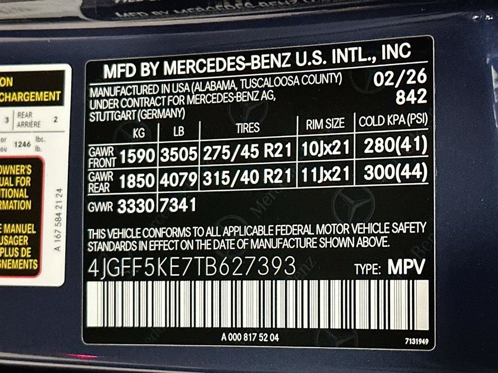 New 2026 Twilight Blue Metallic Mercedes-Benz GLS 450 image 33