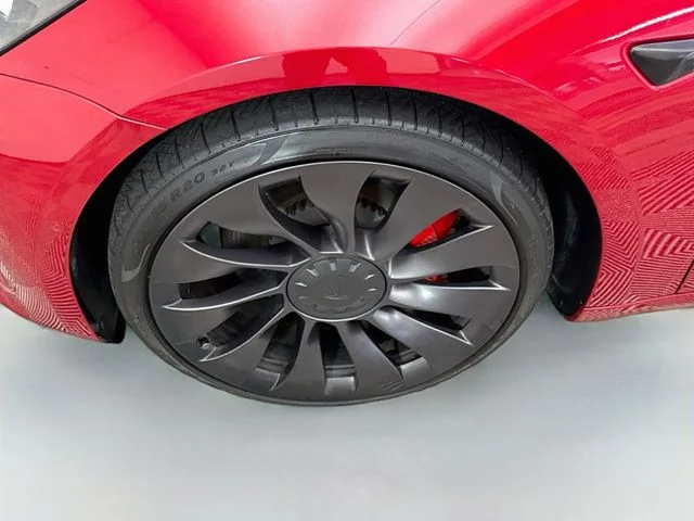 Used 2021 Red Multi-Coat Tesla Performance image 32