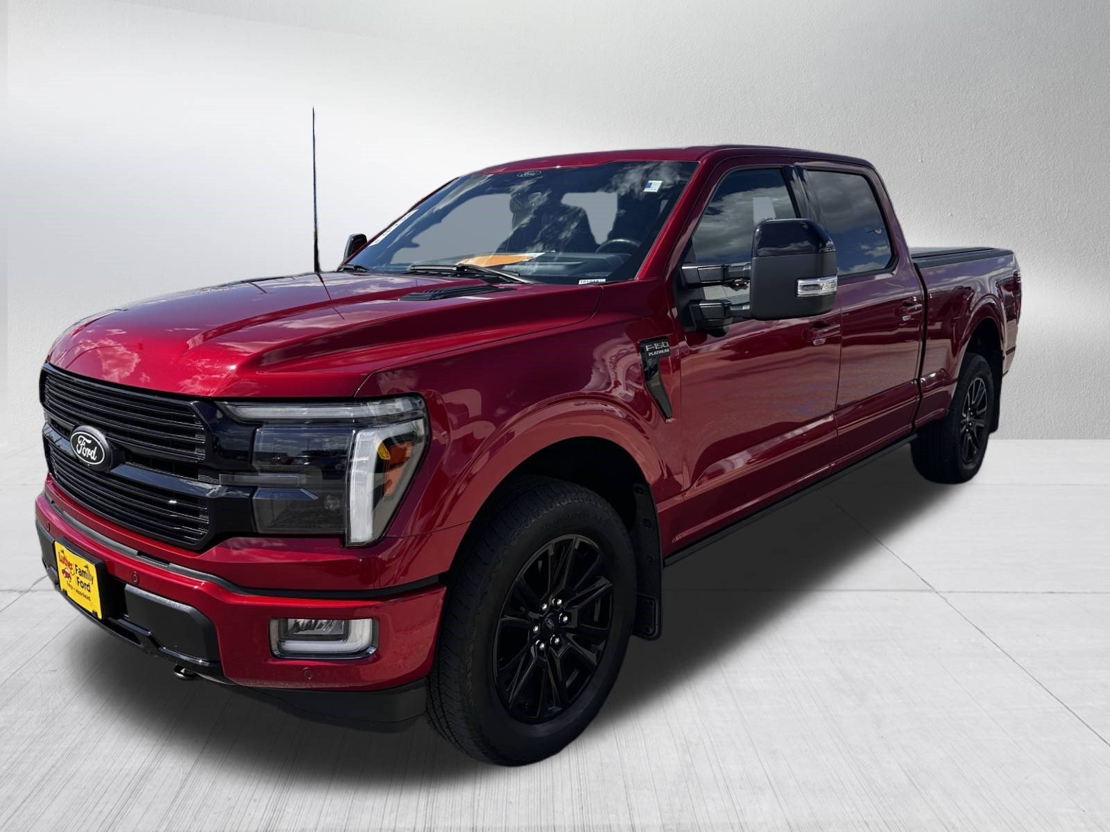 Certified Used 2025 Rapid Red Metallic Tinted Clearcoat Ford Platinum image 3
