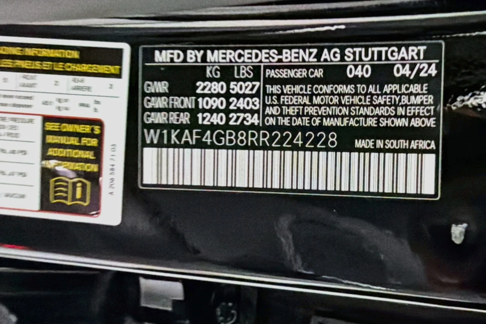Certified Used 2024 Black Mercedes-Benz C 300 image 26