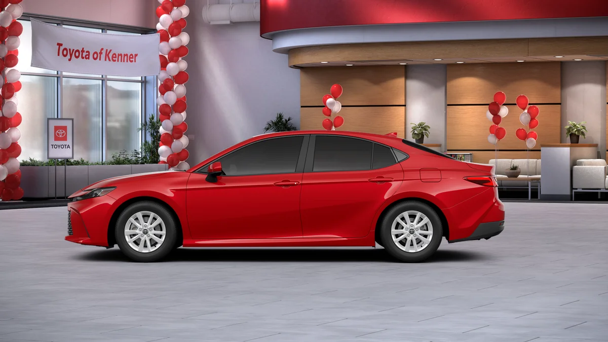 New 2026 Supersonic Red Toyota LE image 4