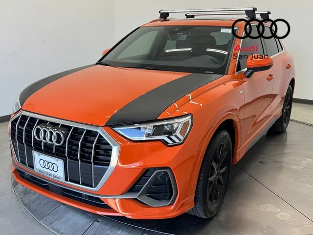 Certified Used 2025 Orange Audi Premium Plus image 3