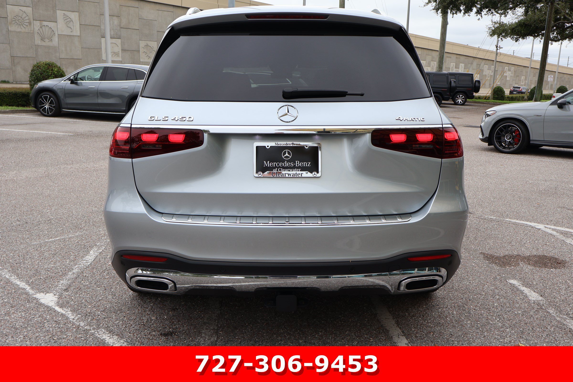 Certified Used 2025 Cirrus Silver Metallic Mercedes-Benz GLS 450 image 8