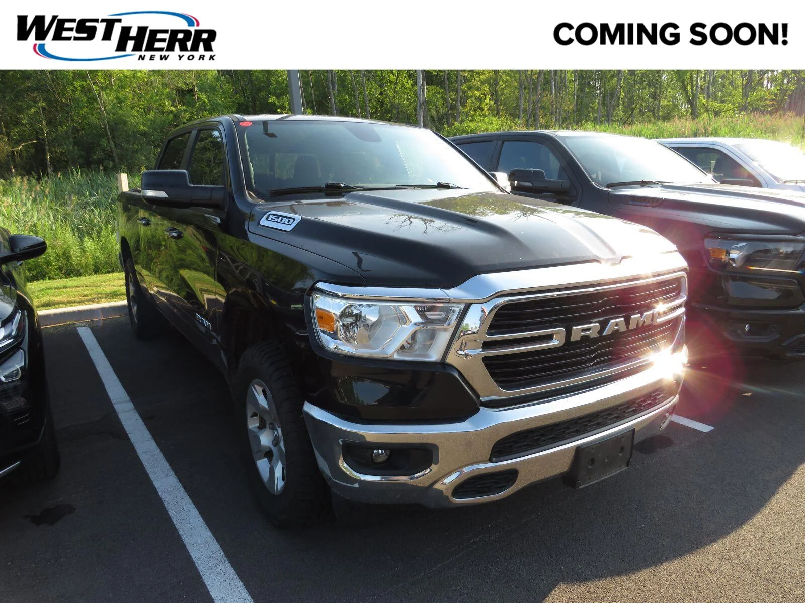 Used 2019 Diamond Black Crystal Pearlcoat Ram Big Horn/Lone Star image 1