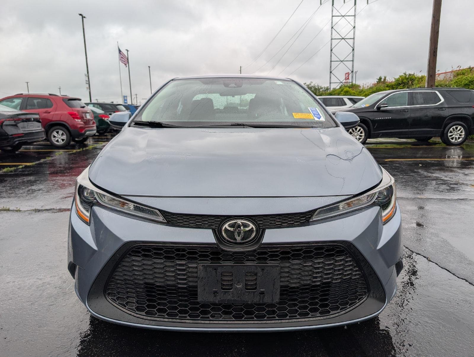 Used 2022 Celestite Gray Metallic Toyota LE image 2