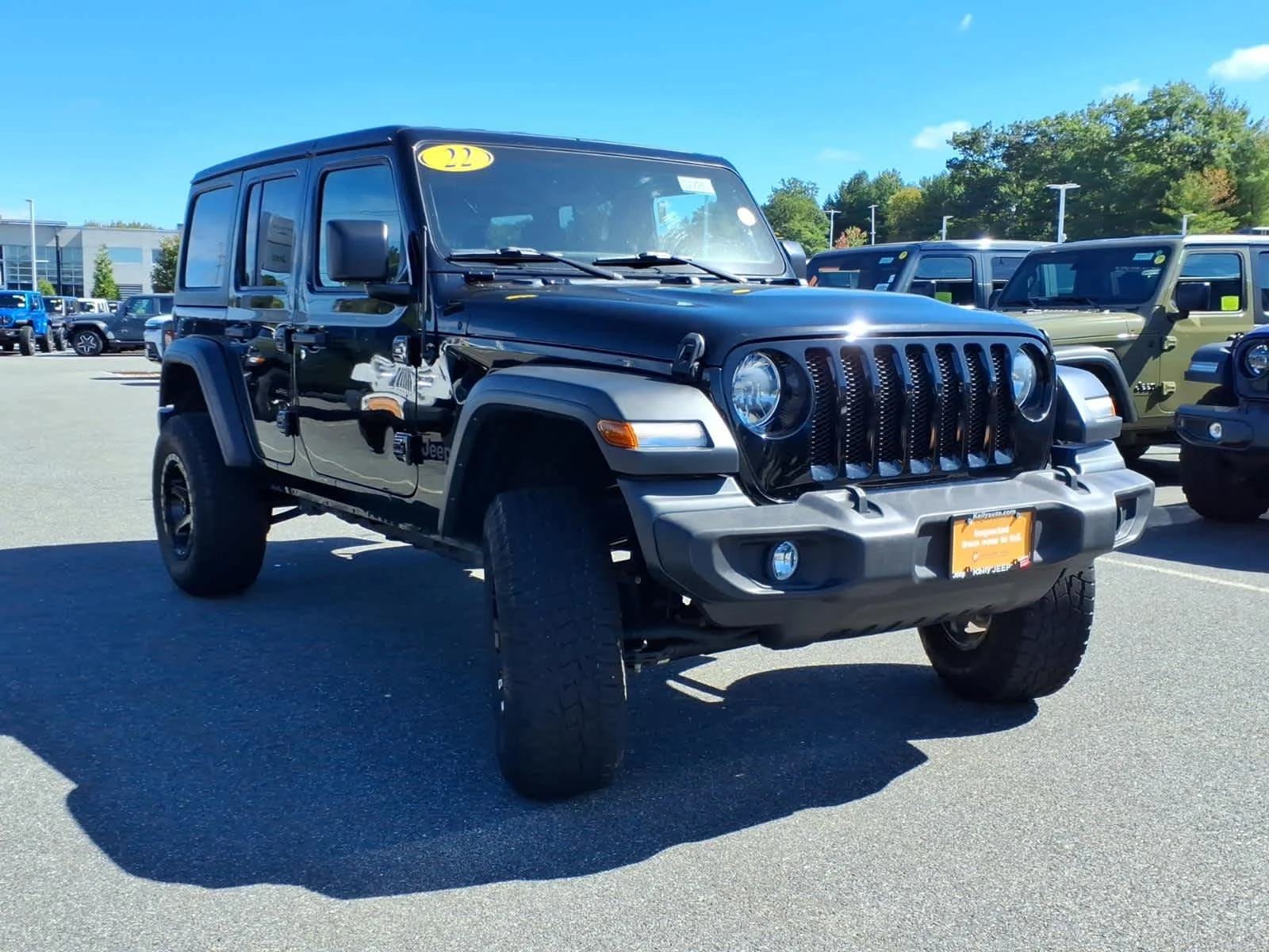 Certified Used 2022 Black Clearcoat Jeep Unlimited Sport S image 5