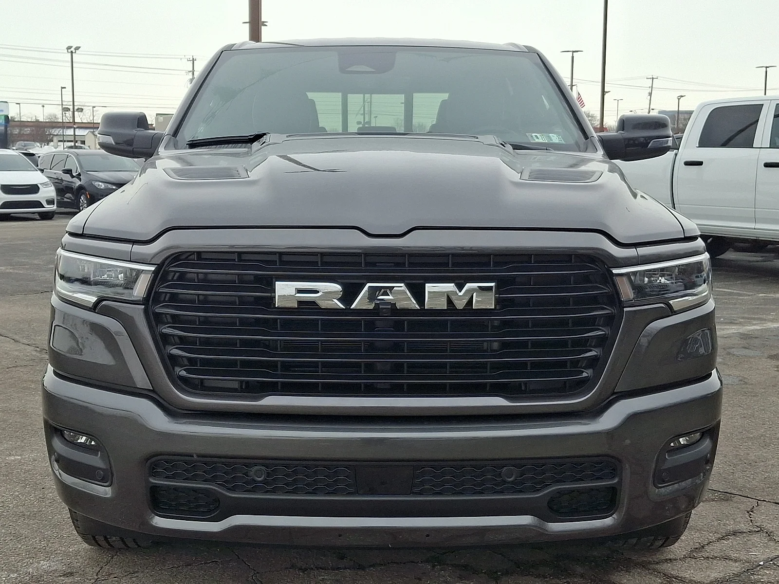 New 2026 Granite Crystal Metallic Clear-Coat Exterior Paint RAM Laramie image 3