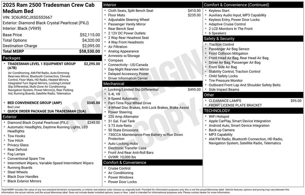 Used 2025 Black Ram Tradesman image 2