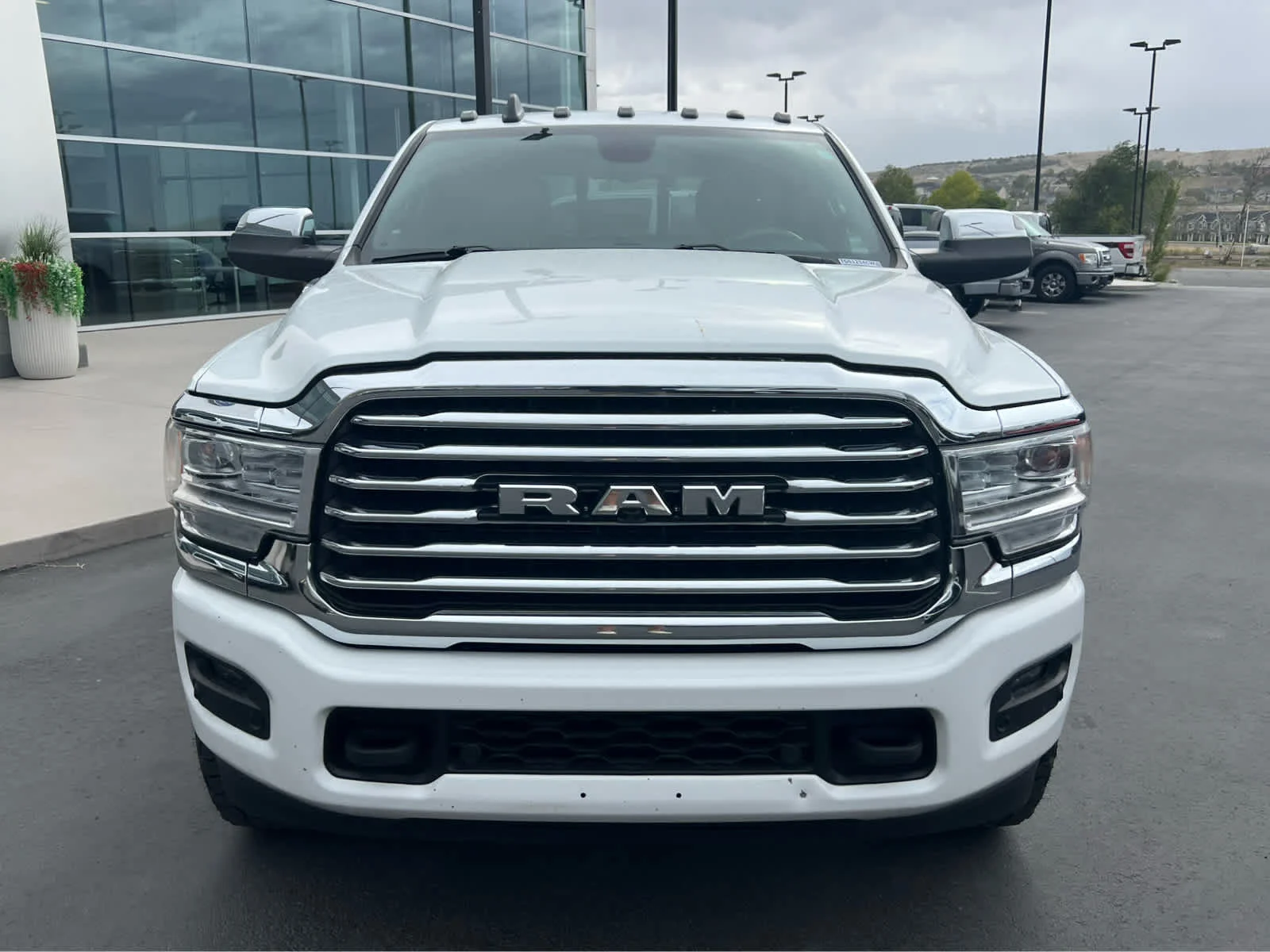 Certified Used 2022 Bright White Clearcoat Ram Longhorn image 3