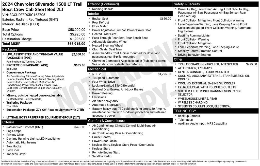 2024 Chevrolet Silverado 1500 LT Trail Boss - Photo 36