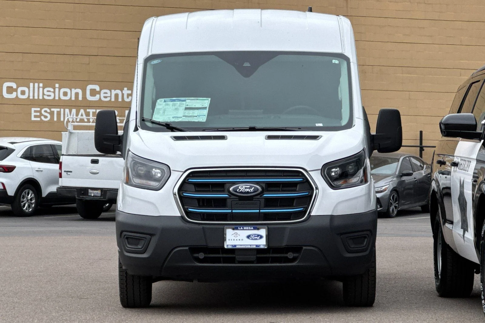 New 2025 Oxford White Ford Cargo Van image 8
