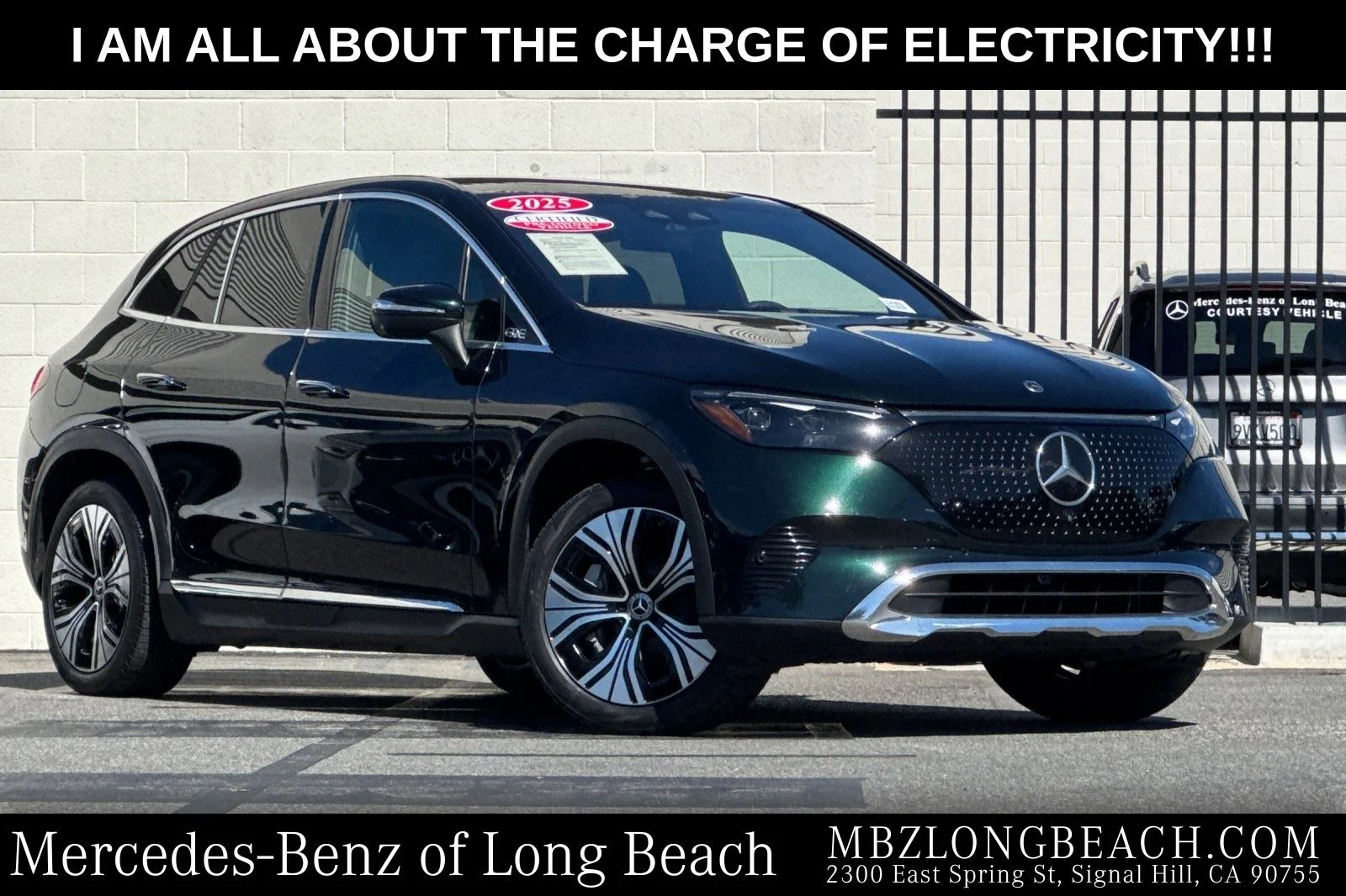 Certified Used 2025 Green Mercedes-Benz 350 SUV image 1