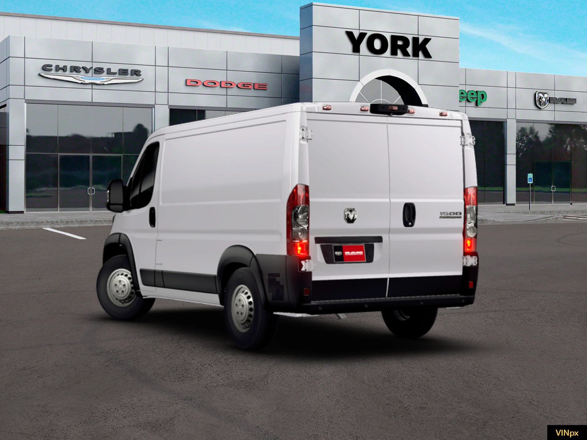New 2026 Bright White Clear-Coat Exterior Paint RAM Tradesman image 17