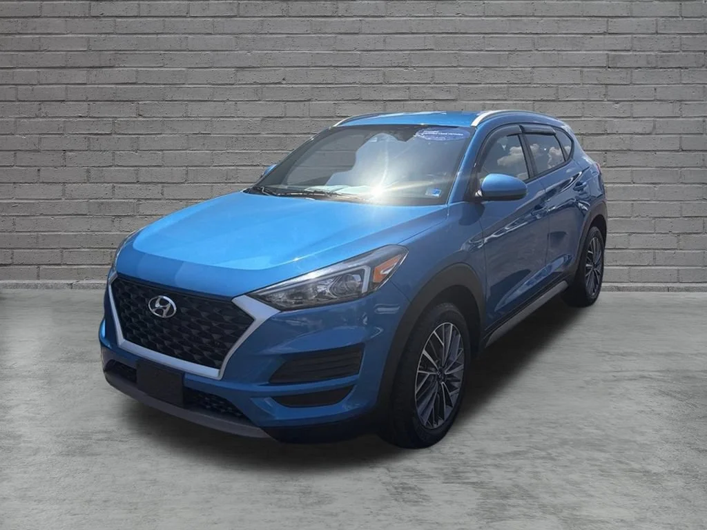 Used 2021 Aqua Blue Hyundai SEL image 1