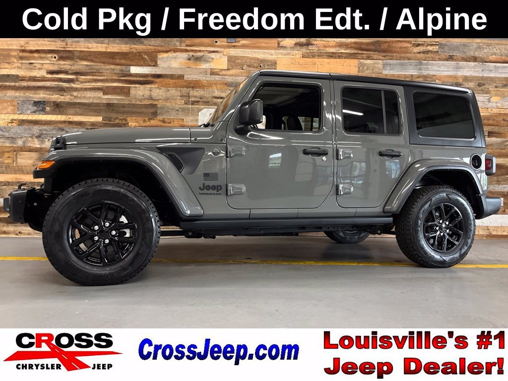 Used 2023 Gray Clearcoat Jeep Freedom Edition image 1