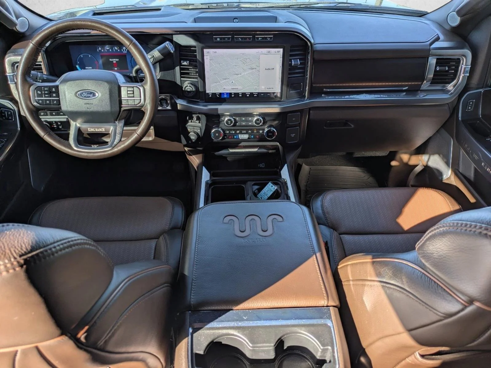 Used 2024 Antimatter Blue Metallic Ford King Ranch image 20