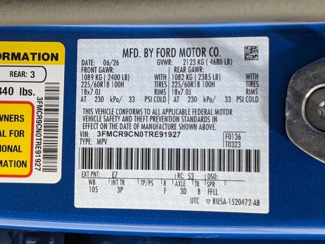 New 2026 Velocity Blue Metallic Ford Outer Banks® image 49